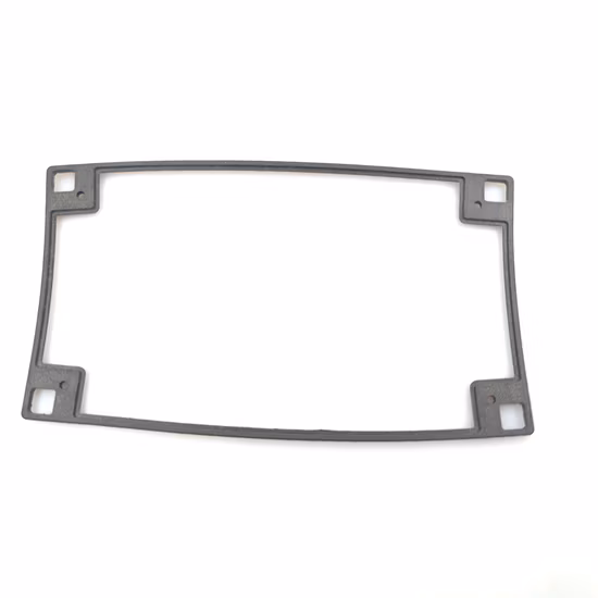 Junta de borracha de silicone eletricamente condutora personalizada EMI/Rfi Elastômero de blindagem